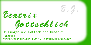 beatrix gottschlich business card